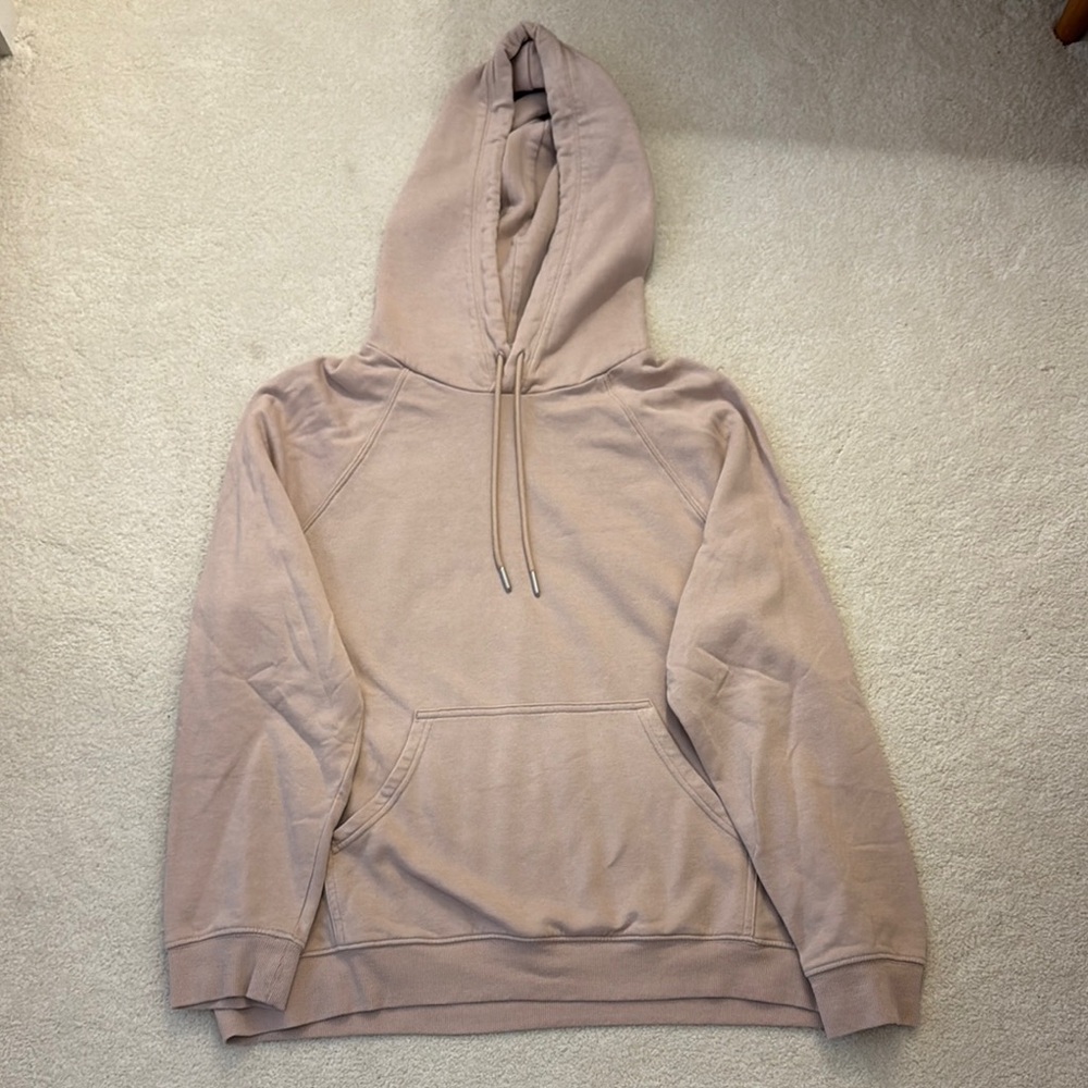 H&M Tan Sweater Relaxed Fit Cotton Blend